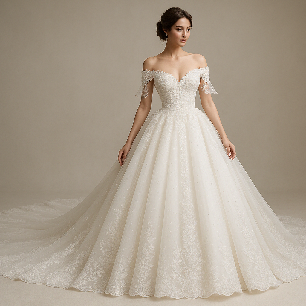 bridal gown